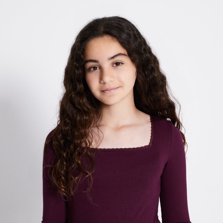 Long sleeve lace top "Agda"